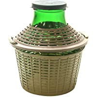Home 1900110 demijohn Cristal Base ancha- 10 L- Colores Surtidos